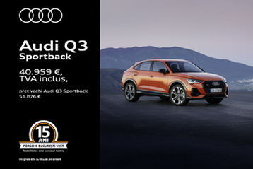 AUDI Q3 Sportback 15 ani PBV
