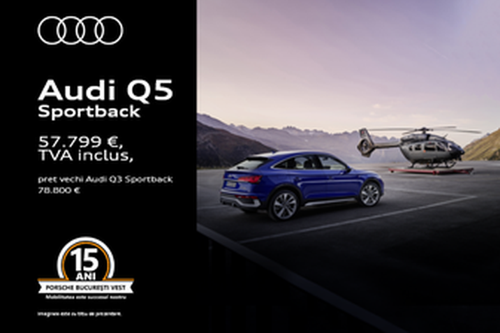AUDI Q5 Sportback 15 ani PBV